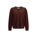 Our Legacy Weinrotes Leinen-Sweatshirt