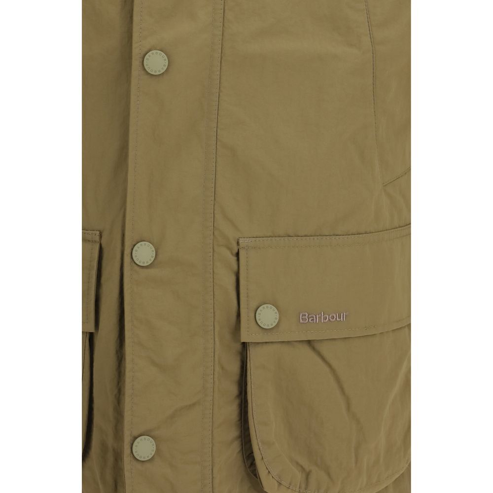 Barbour Beige Polyamid Regenmantel