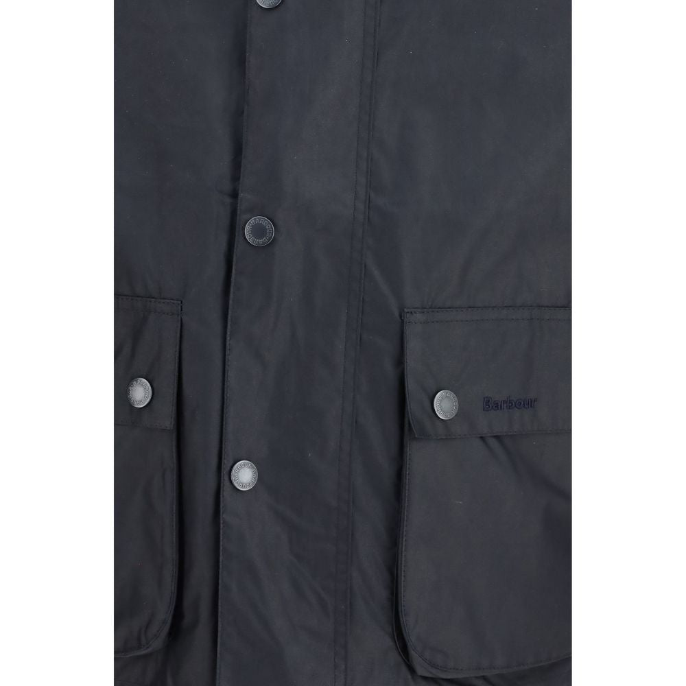 Barbour Blauer Baumwollmantel