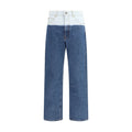 Marni Blaue Baumwoll-Jeans mit geradem Bein