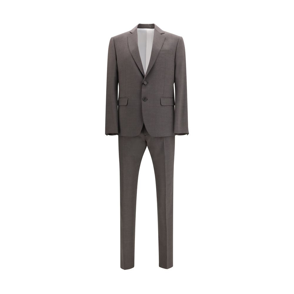 Dsquared² Grey Fleece Wool Two-Piece