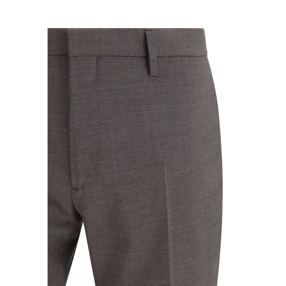 Dsquared² Grey Fleece Wool Two-Piece