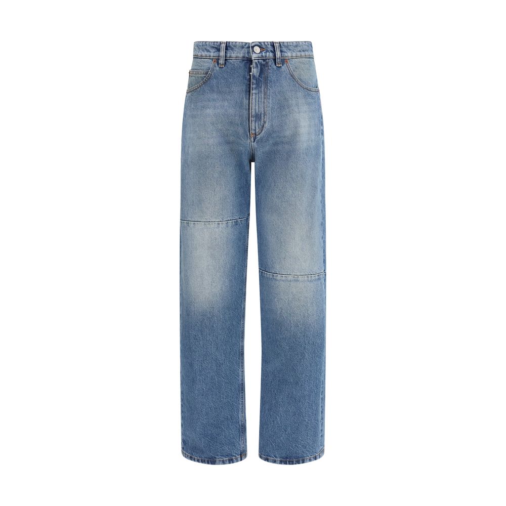 MM6 Blaue Baumwolljeans Denim