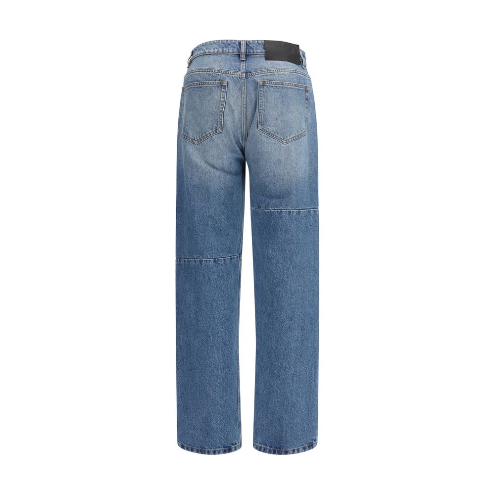 MM6 Blaue Baumwolljeans Denim
