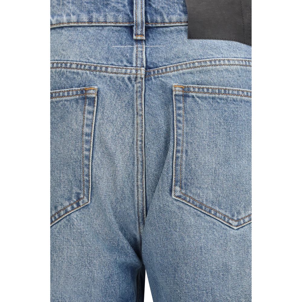 MM6 Blaue Baumwolljeans Denim