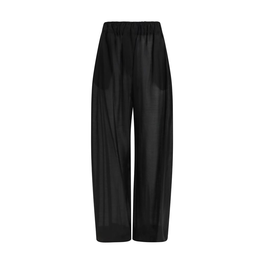 The Latest Schwarze Lyocell Freizeithose