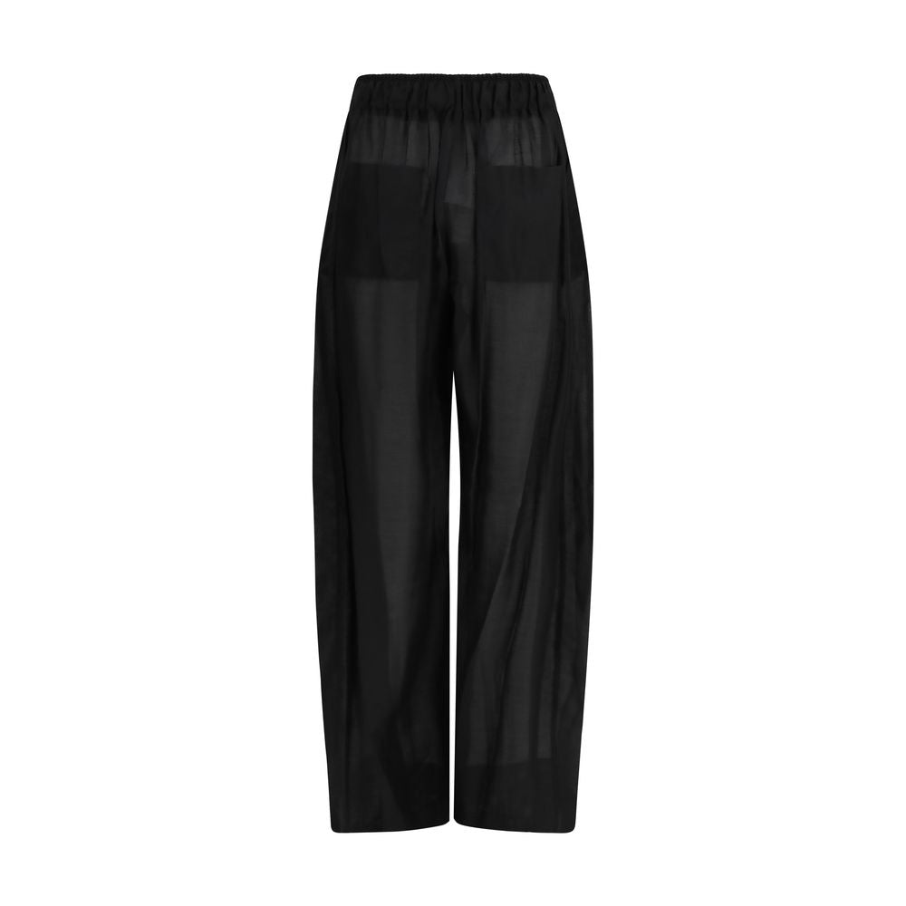The Latest Schwarze Lyocell Freizeithose