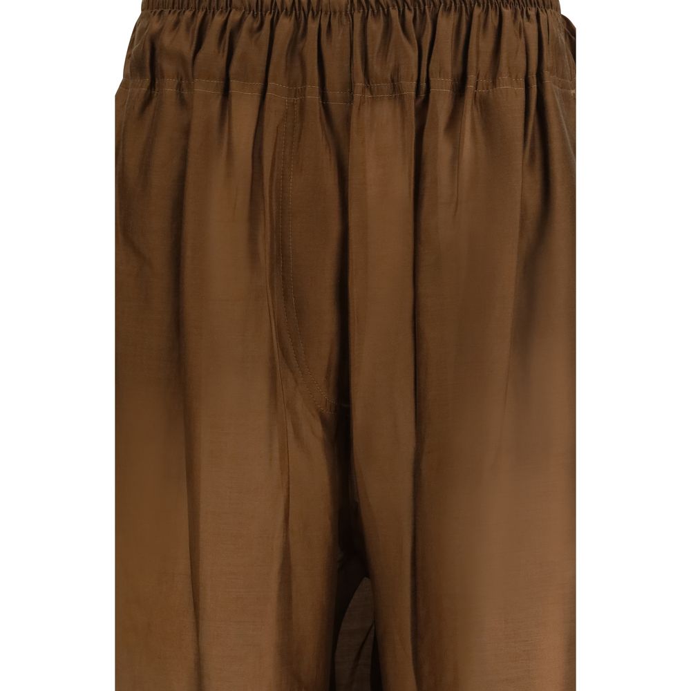 The Latest Braune Lyocell Freizeithose