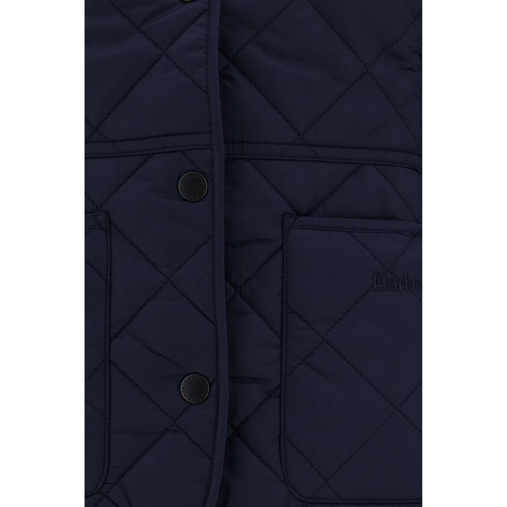 Barbour Blue Wool Coat