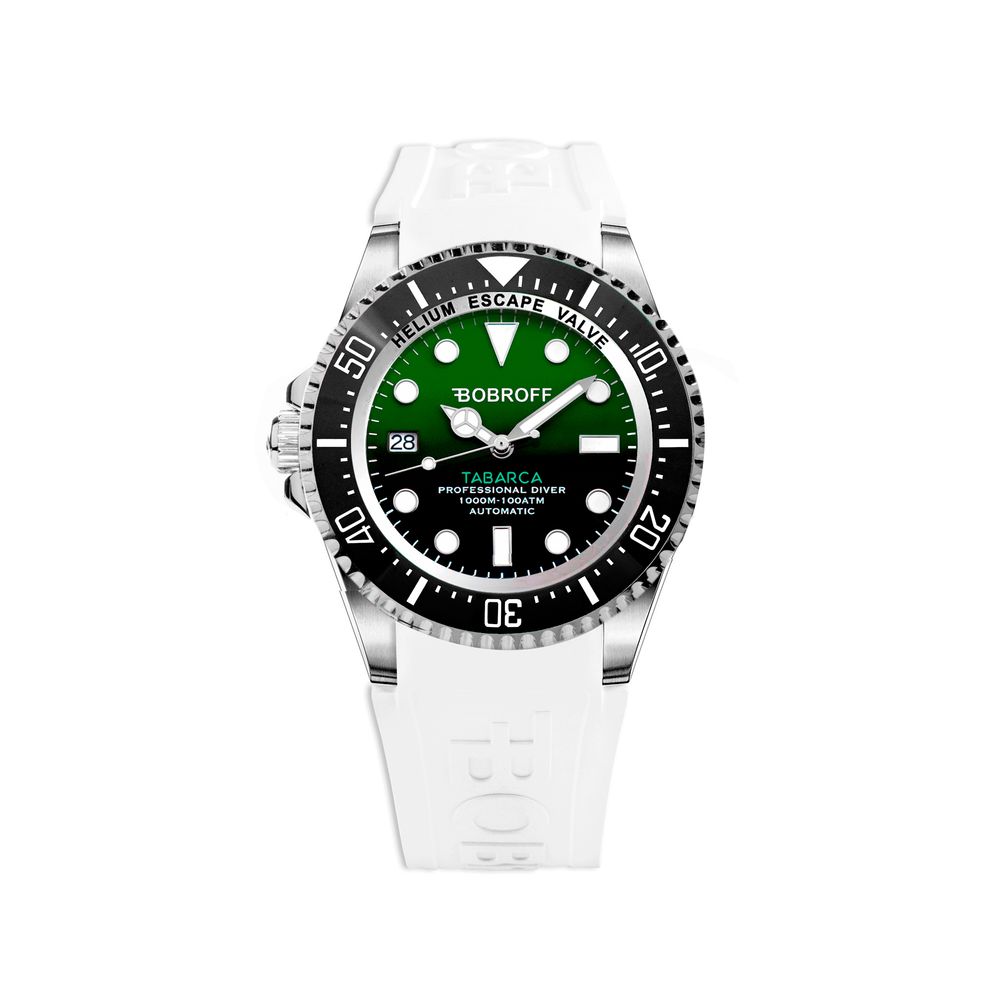 Bobroff White Synthetic Sports Watch
