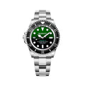 Bobroff Silver Stainless Steel Sports Watch