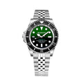 Bobroff Silver Stainless Steel Sports Watch