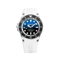 Bobroff White Rubber Sports Watch