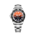 Bobroff Silver Stainless Steel Sports Watch