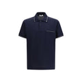 Ferragamo Blaues Baumwoll-Polohemd