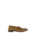 Saint Laurent Braune Kalbsleder Bos Taurus Loafer zum Hineinschlüpfen