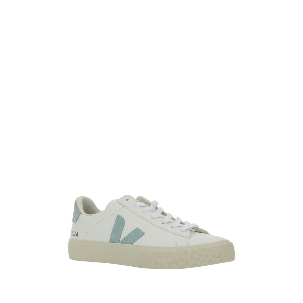Veja Weiße Bos Taurus Kalbsleder Athletic Sneaker