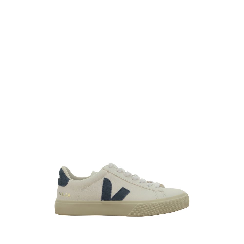 Veja Weiße Low-Top-Sneaker aus Kalbsleder Bos Taurus