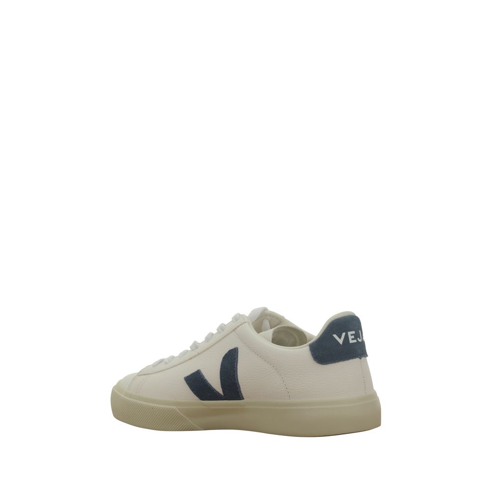 Veja Weiße Low-Top-Sneaker aus Kalbsleder Bos Taurus
