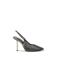 LE SILLA Schwarze Pumps aus Nylon mit hohem Absatz