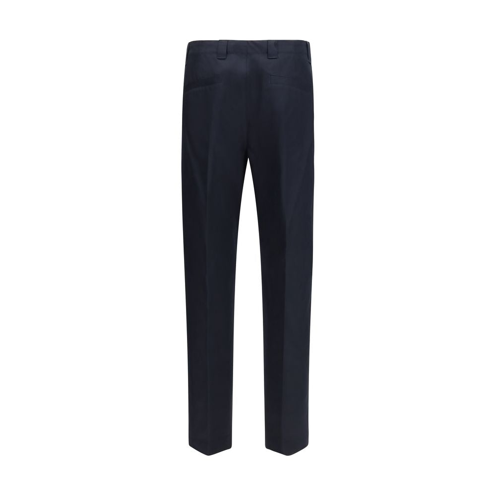 Gucci Blaue Baumwoll-Freizeithose