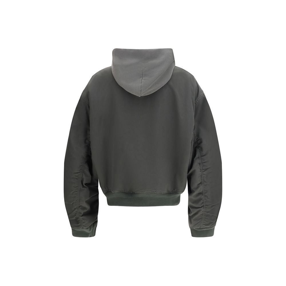 Balenciaga Grey Cotton Bomber