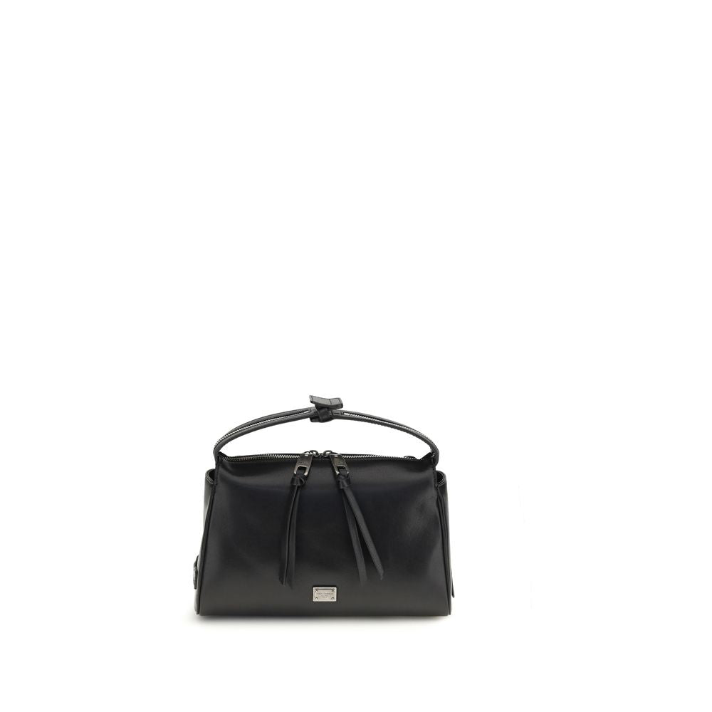 Dolce & Gabbana Black Calfskin Bos Taurus Handbag