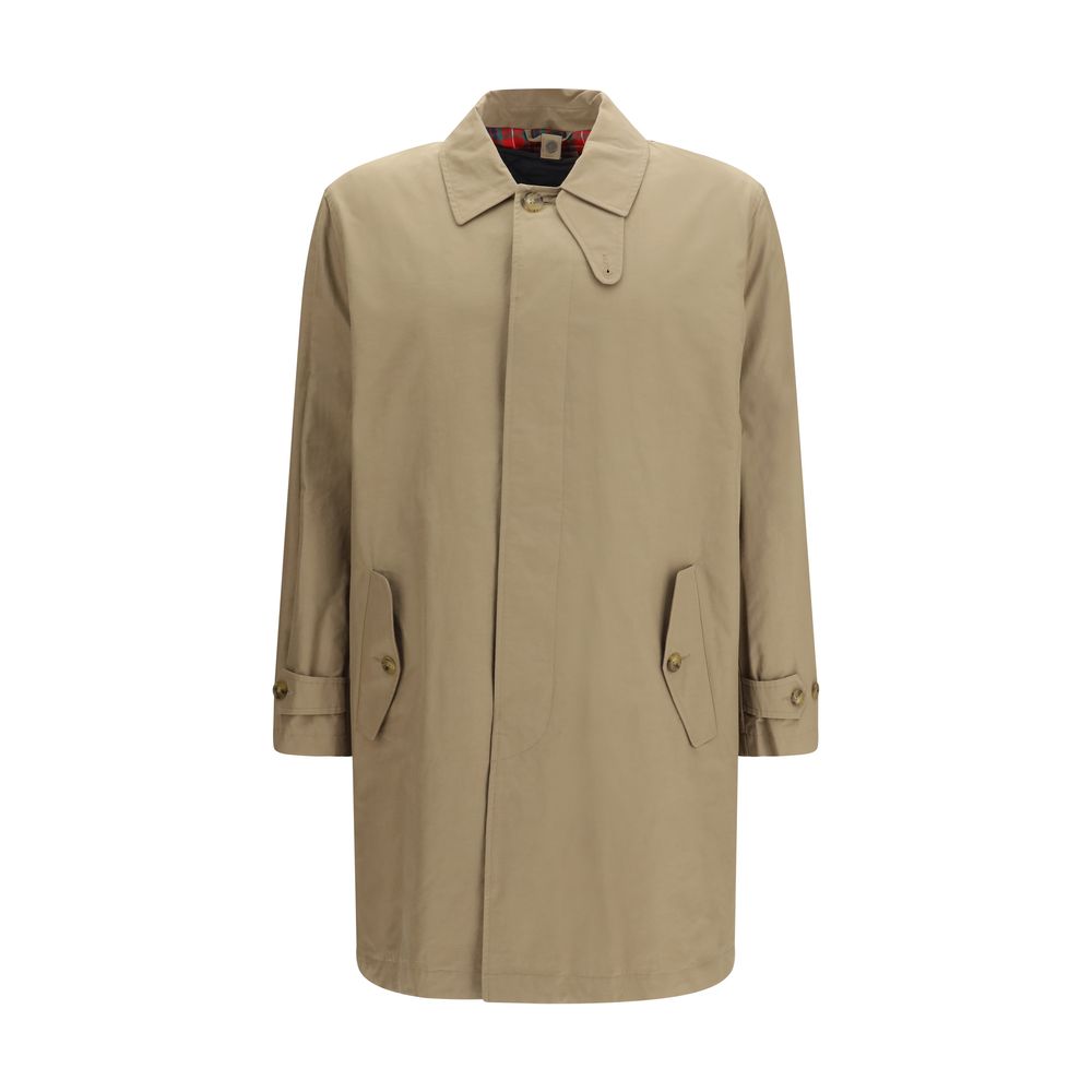Baracuta Beiger Trenchcoat aus Polyamid