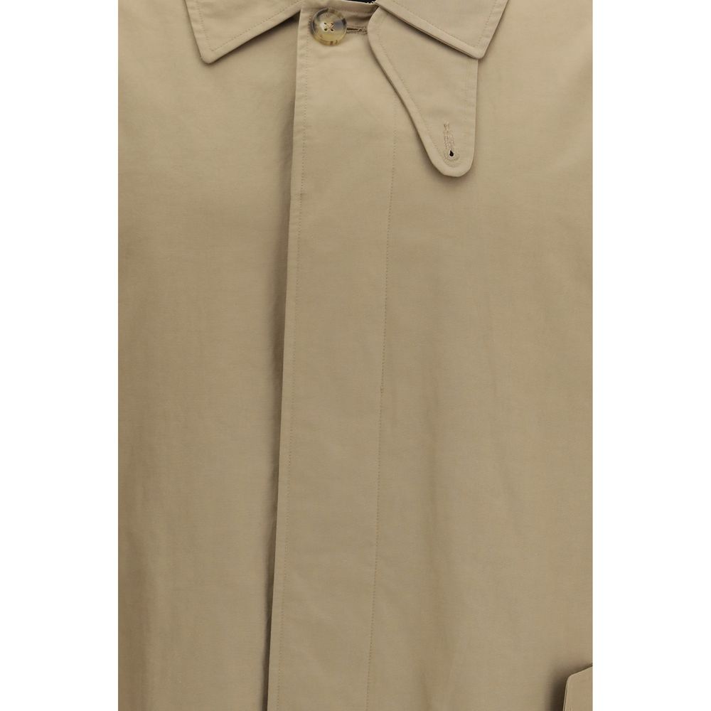 Baracuta Beiger Trenchcoat aus Polyamid