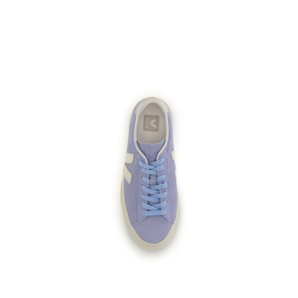 Veja Sneakers in blue calf leather Bos Taurus, low-top