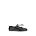 Church's Black Calfskin Ballerina Flats Bos Taurus