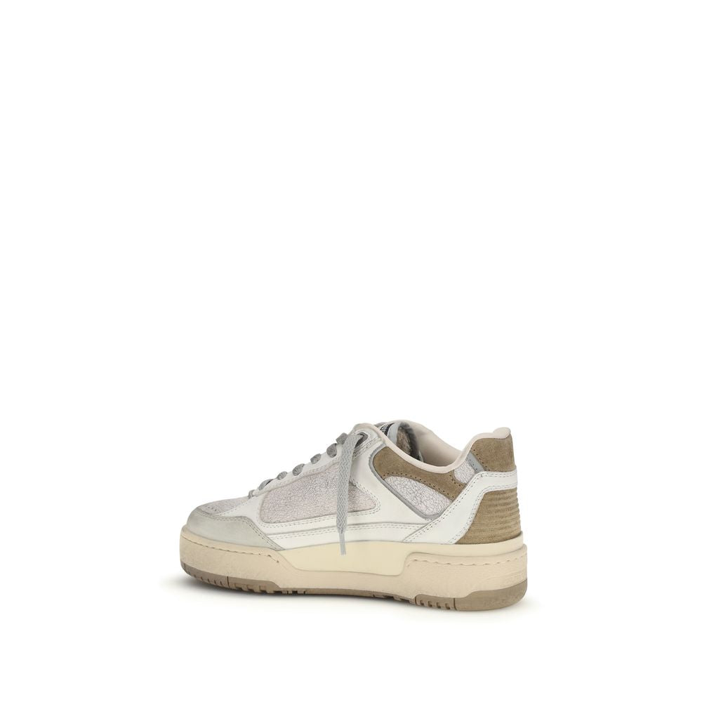 Golden Goose Weiße Kalbsleder Bos Taurus Chunky Sneaker