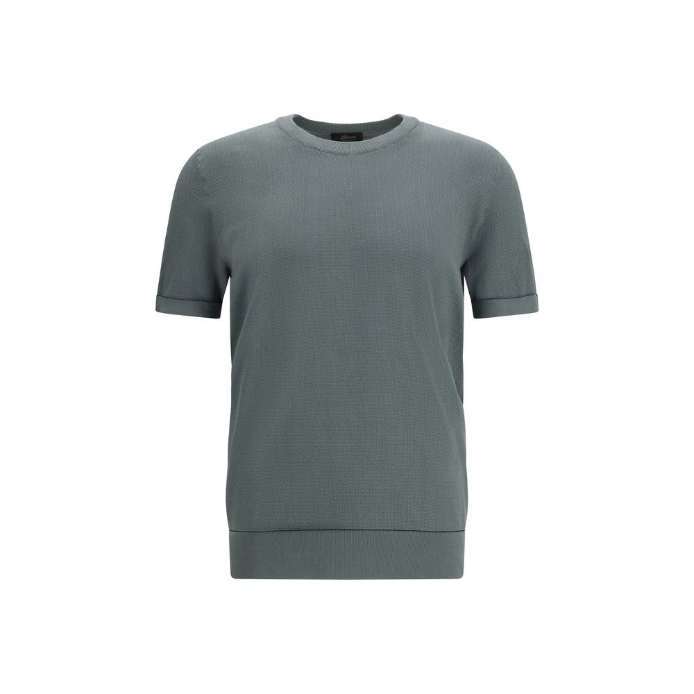 Brioni Bicolor Baumwoll-T-Shirt