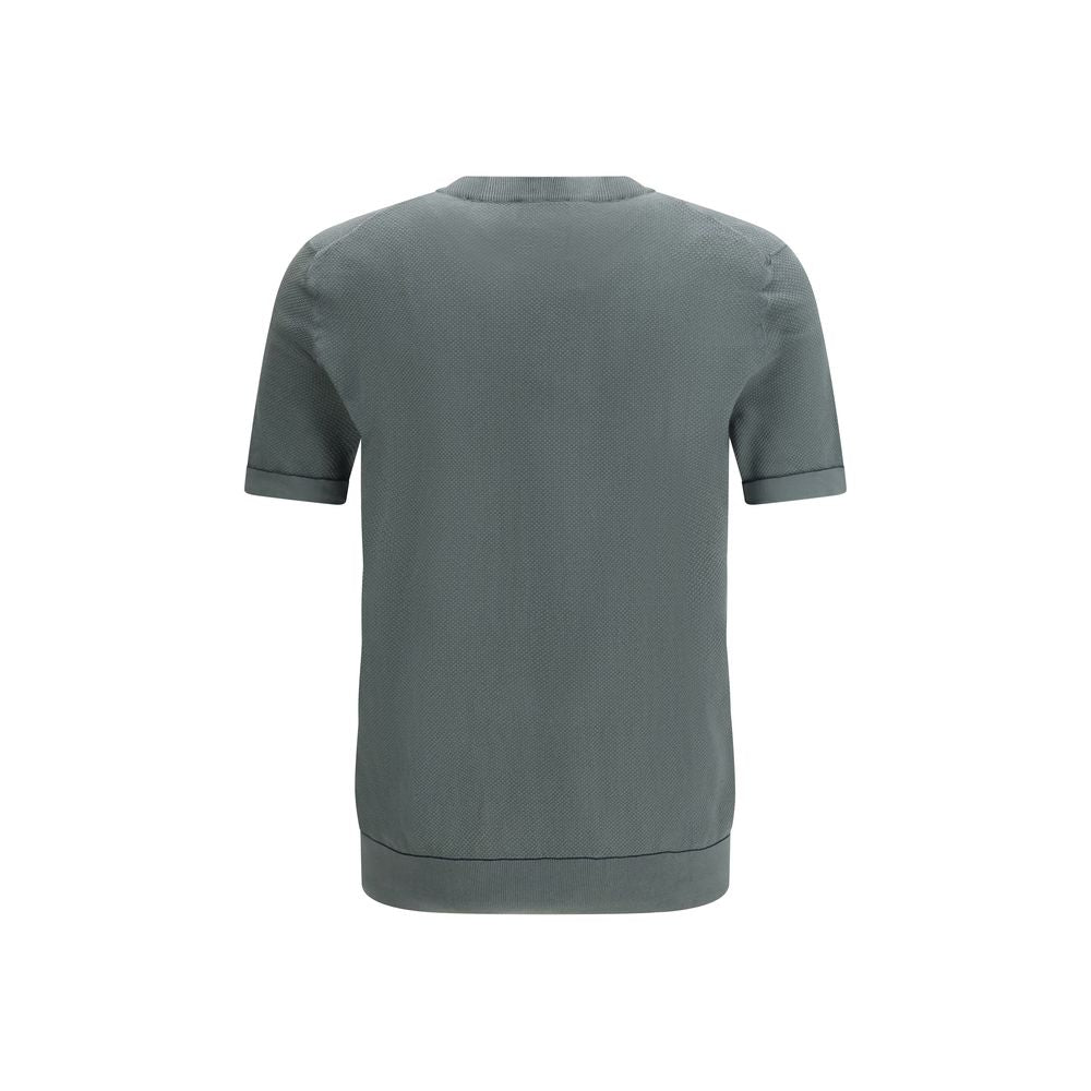 Brioni Bicolor Baumwoll-T-Shirt