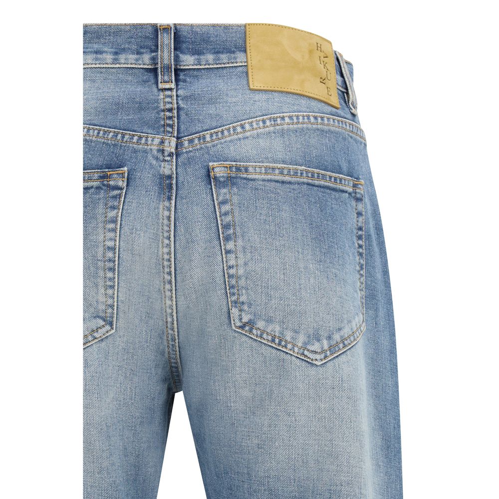 Haikure Blaue Baumwoll-Jeans mit geradem Bein