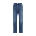 Jacob Cohen Blaue Baumwoll-Jeans im Slim Fit
