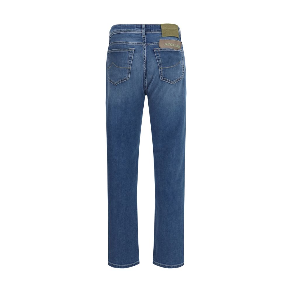 Jacob Cohen Blaue Baumwoll-Jeans im Slim Fit