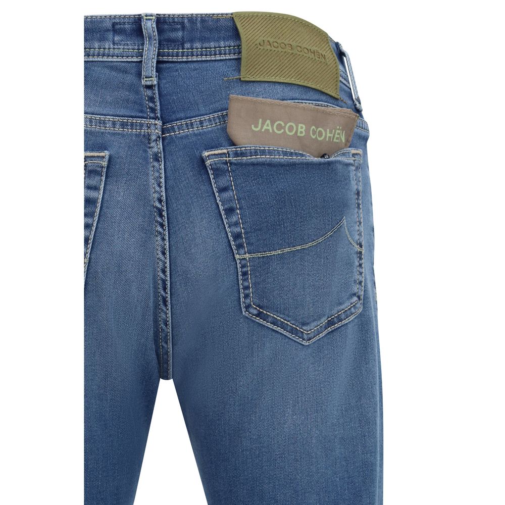 Jacob Cohen Blaue Baumwoll-Jeans im Slim Fit