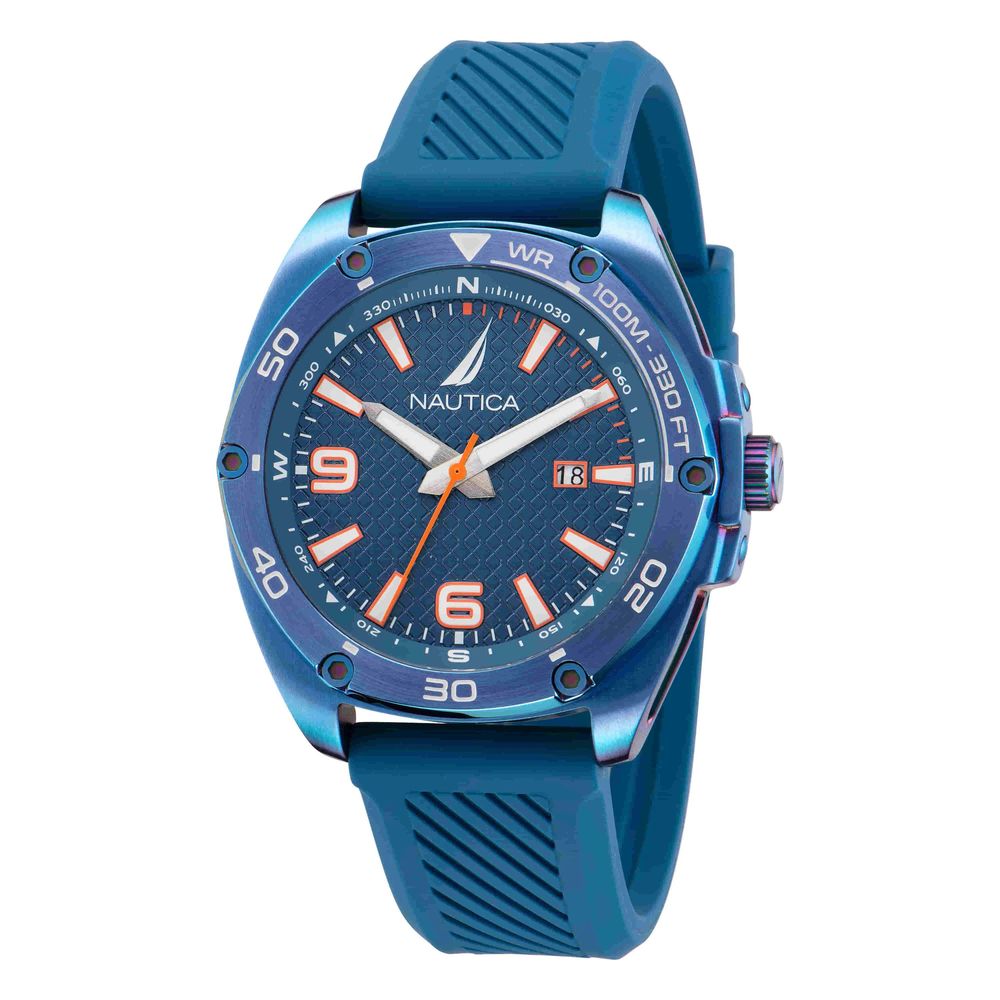 NAUTICA Blue Synthetic Sports Watch