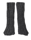 Dolce & Gabbana Graue Strick-Armstulpen aus Acryl