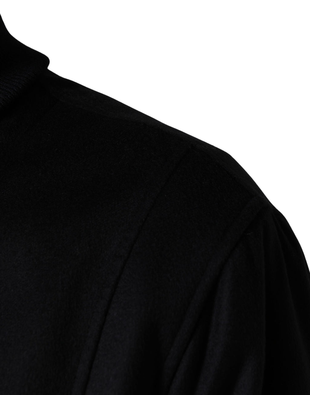 Dolce & Gabbana Schwarze Strickjacke aus Kaschmir mit Knöpfen