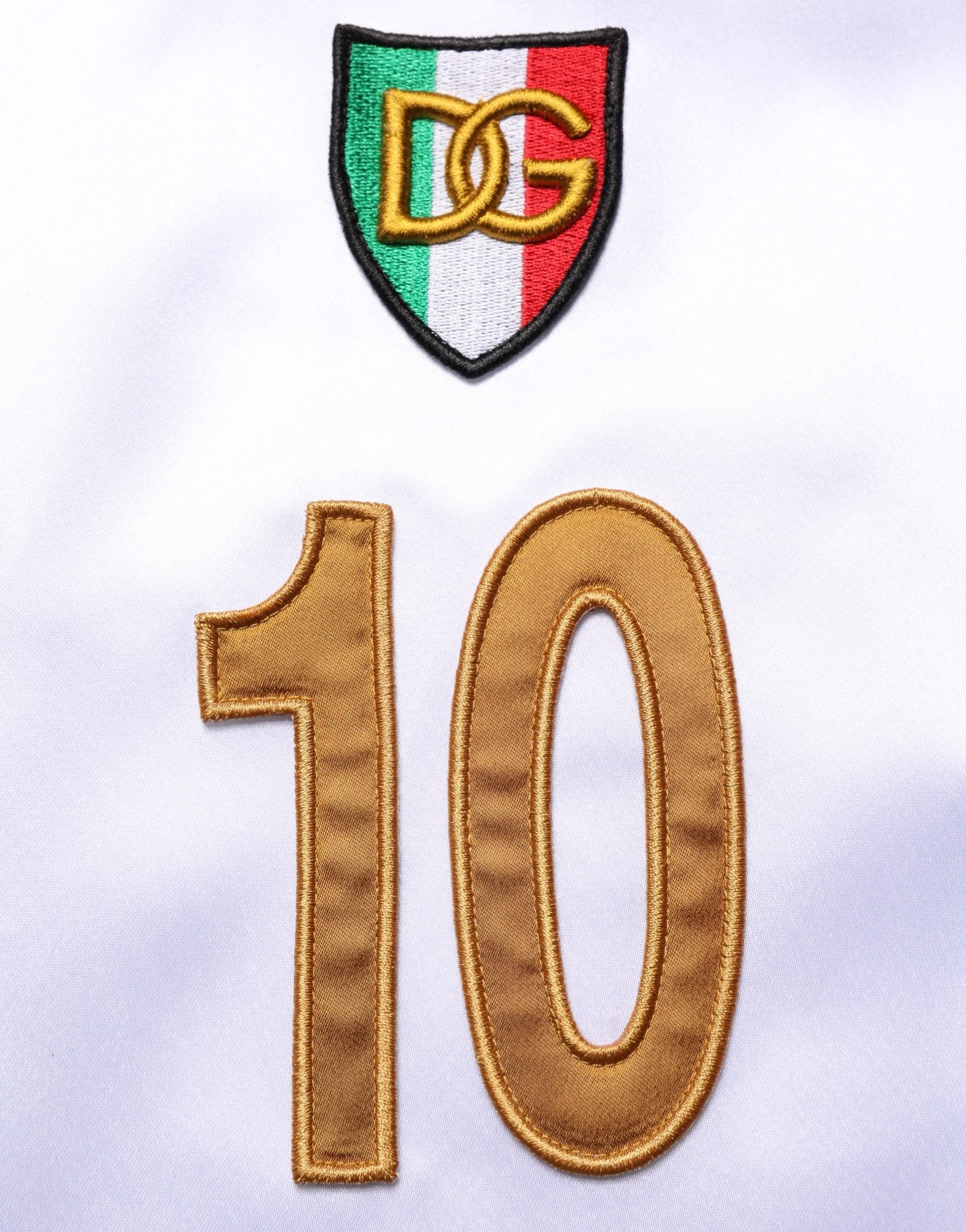 Dolce & Gabbana Multicolor Italia DG Logo Satin Tank Top