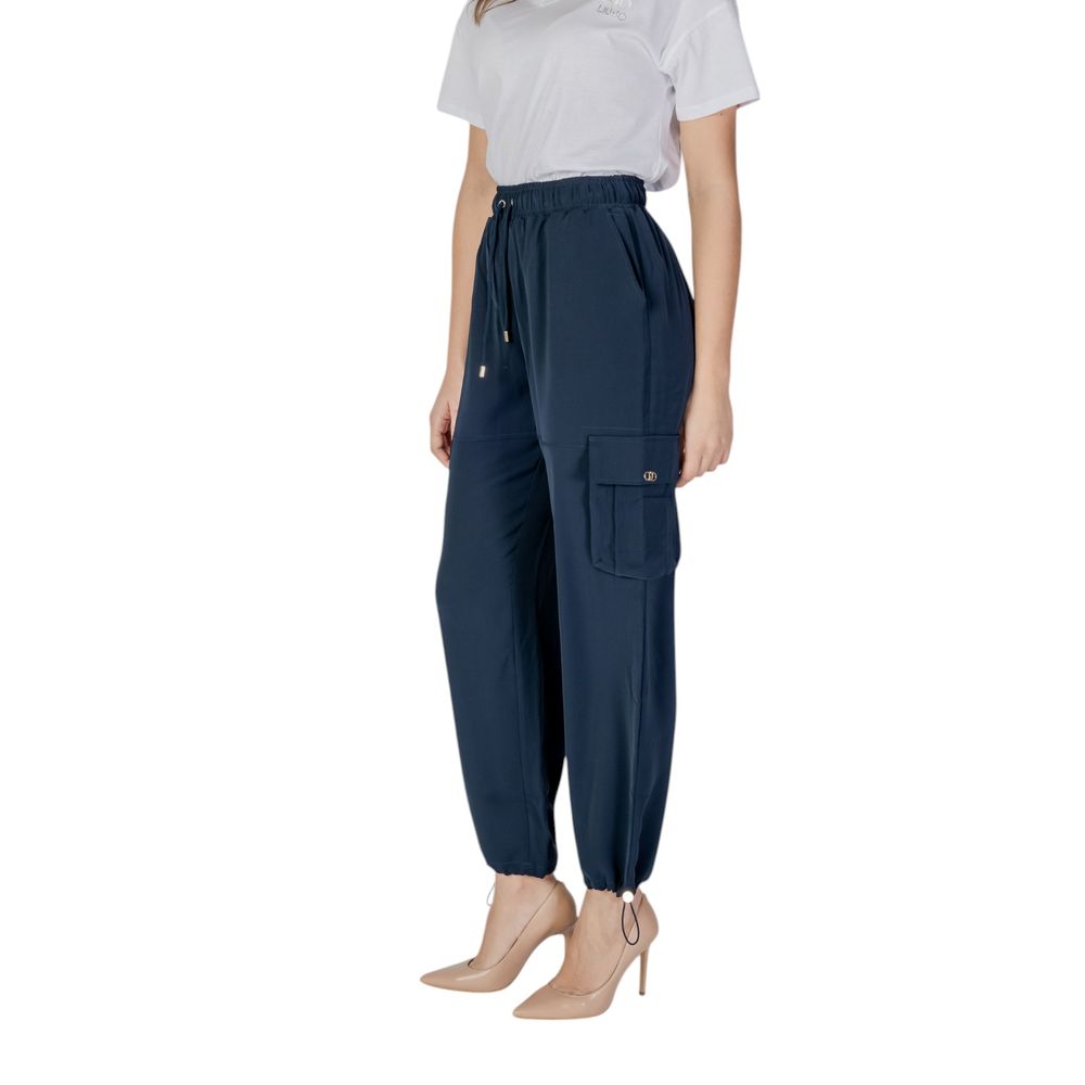 Liu Jo Blaue Cargohose aus Polyester