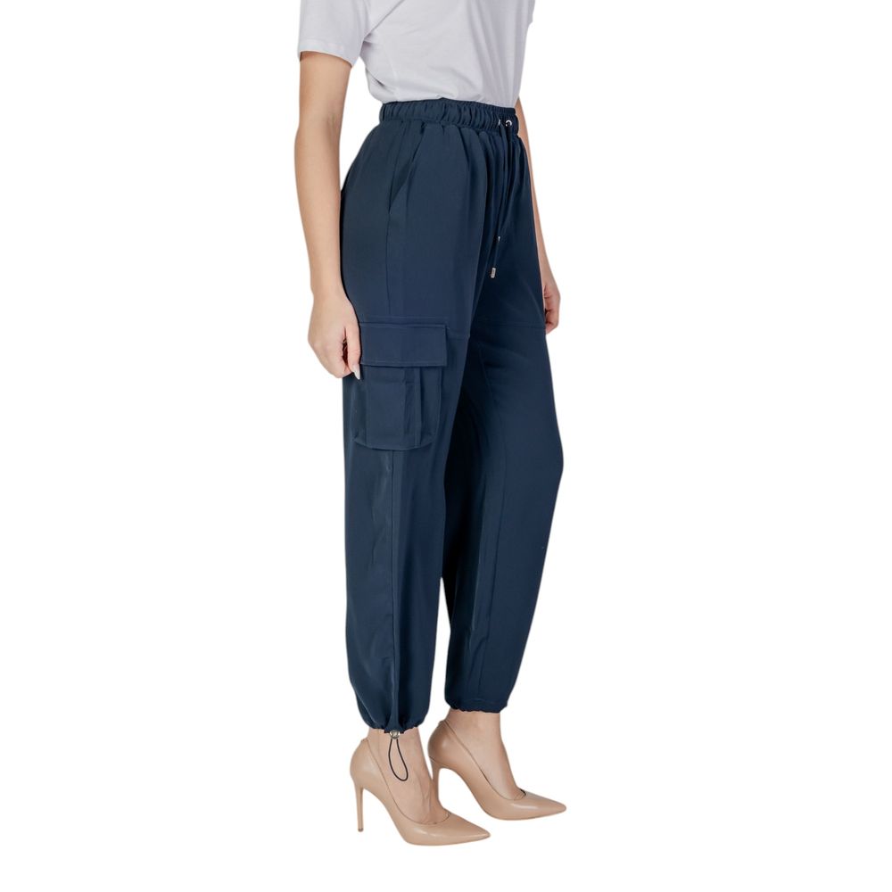 Liu Jo Blaue Cargohose aus Polyester