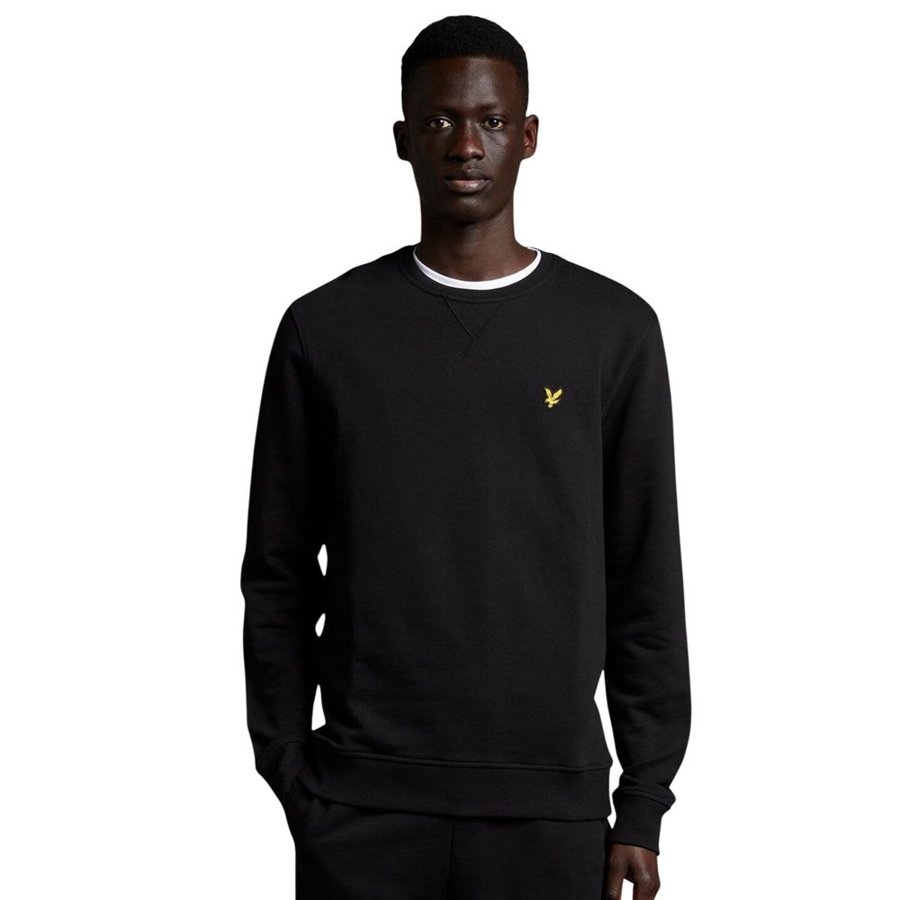 Lyle & Scott Schwarzer Baumwoll-Sweatshirt