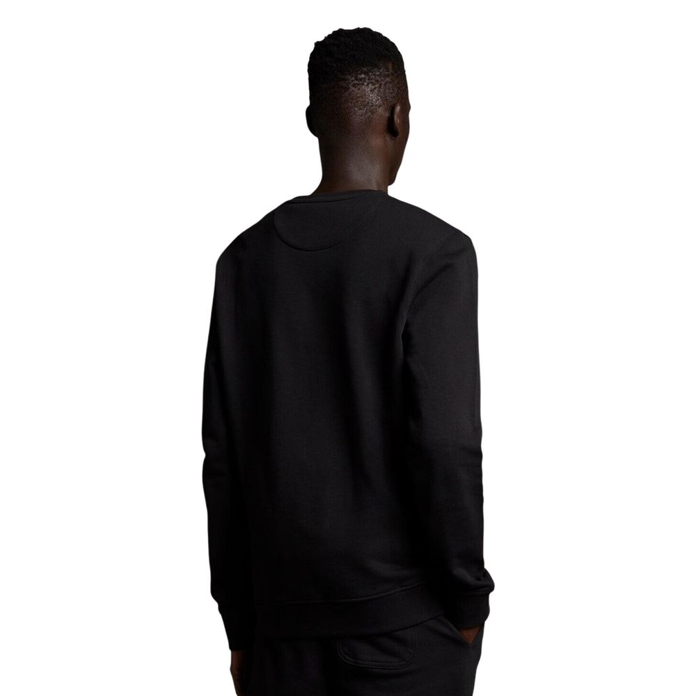 Lyle & Scott Schwarzer Baumwoll-Sweatshirt