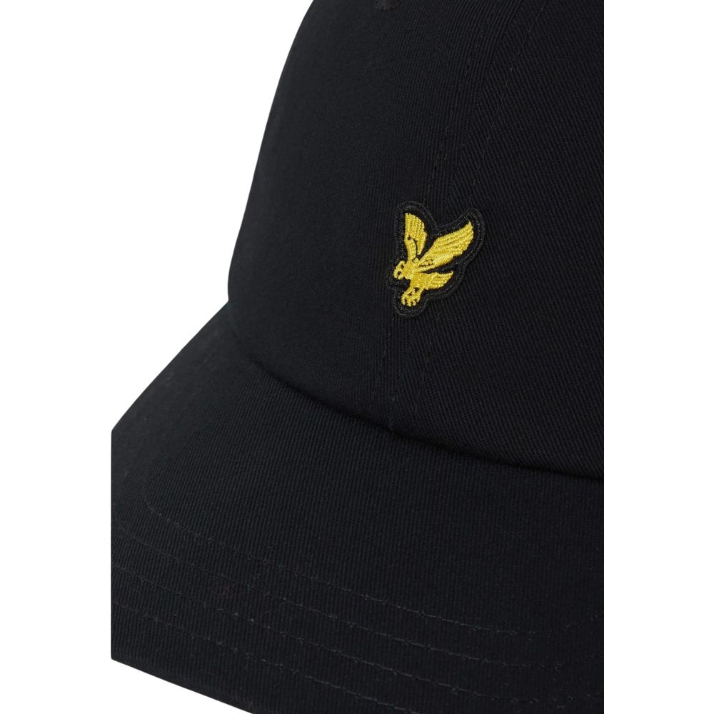Lyle & Scott Black Cotton Cap (Baseball Cap)