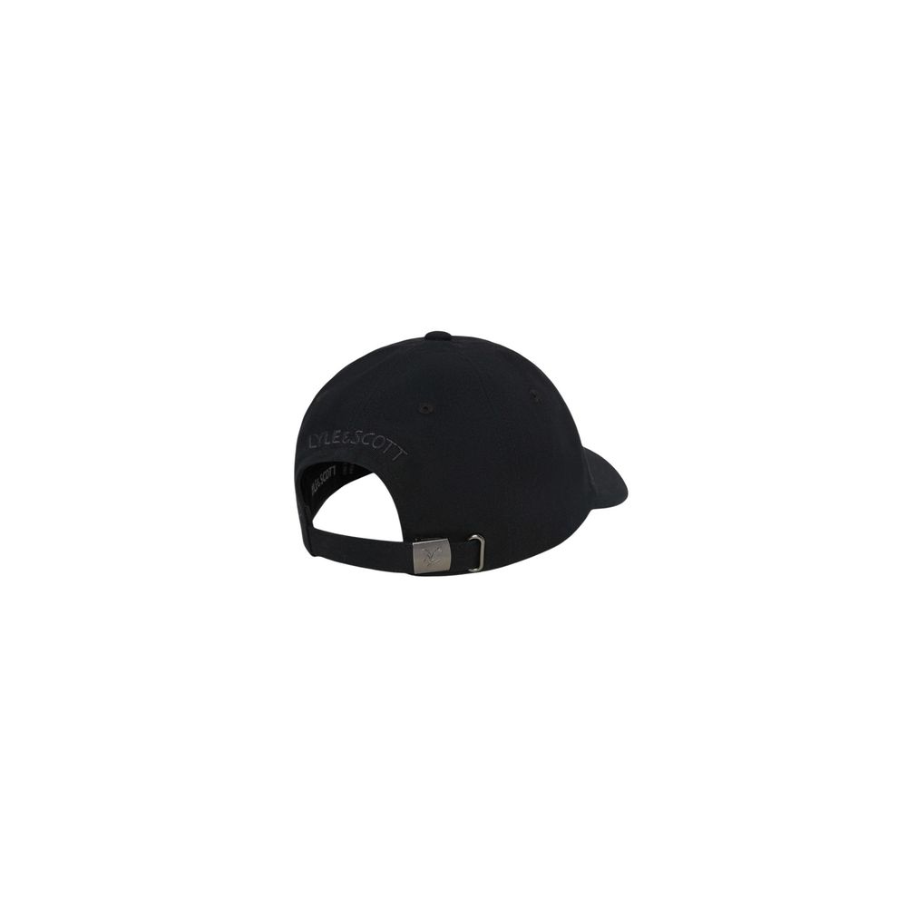 Lyle & Scott Black Cotton Cap (Baseball Cap)