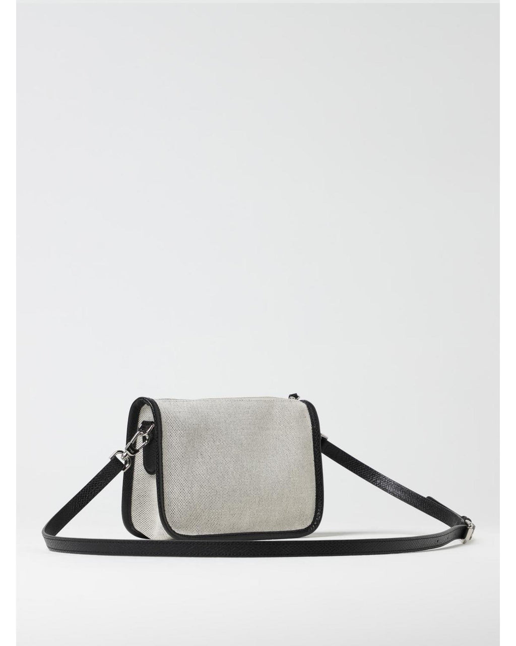 Longchamp Grey Cotton Crossbody Bag