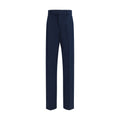 Ferragamo Blaue Baumwoll-Chino-Hose